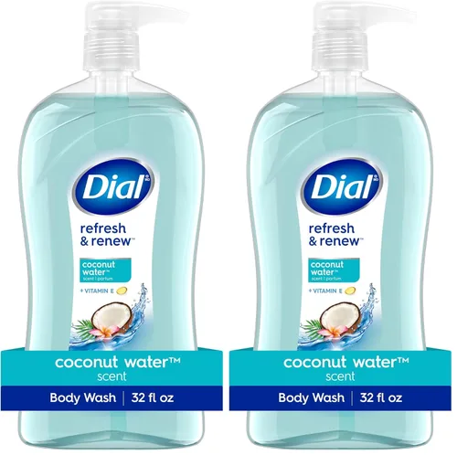 Vista 17 de Dial Jabón corporal, refrescante y renovador de agua de coco, 32 fl oz