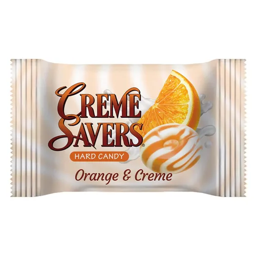 Vista 4 de Creme Savers - Caramelo de fresas y crema, el sabor de fresas frescas remolinadas en rica crema, los clásicos originales Creme Savers traídos a ti