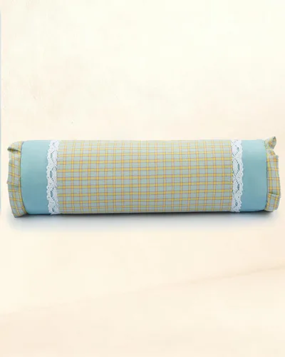Vista 16 de Almohada cervical de trigo sarraceno para dormir, almohada ajustable para alivio del cuello con funda de almohada lavable, cojín cilíndrico redondo