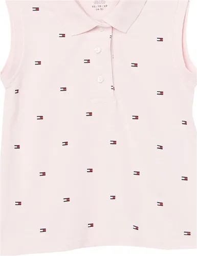 Vista 3 de Tommy Hilfiger Polo adaptable sin mangas con botones magnéticos para niñas
