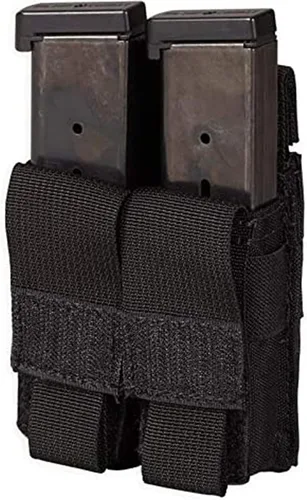 Vista 3 de Chase Tactical Bolsa para pistola – Compacta, de acceso rápido, fijación de velcro – Incluye tapa enrollada – para militares, fuerzas del orden
