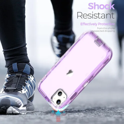 Vista 5 de Funda para iPhone 12 mini ORIbox, resistente a los golpes y caídas, transparente.