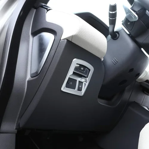 Vista 4 de YIWANG ABS cromo trasero puerta trasera interruptor ajuste para Land Rover Range Rover Velar 2017 2018 2019 2020 Auto Accesorios