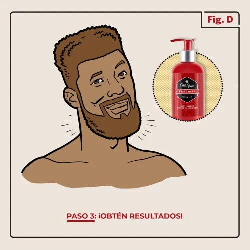 Vista 6 de Old Spice, Jabón de barba, champú para hombres, 7.6 fl oz