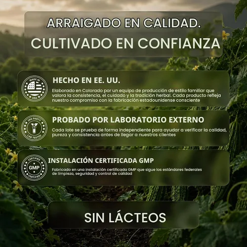 Vista 7 de Secrets of the Tribe Bitter Melon USDA Organic Extracto líquido sin alcohol para apoyo energético y digestivo Momordica Charantia frutos secos