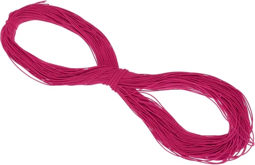 Vista 150 de PATIKIL Cuerda elástica elástica de 109 yardas (328.1 ft), cuerda elástica pesada de 0.059 in, albaricoque para manualidades, correas de gancho