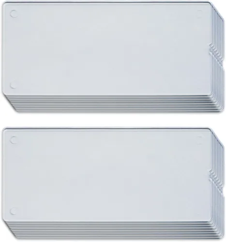 Vista 9 de Blue Ginkgo Gabinete grande de 12 cajones, organizador transparente apilable para hardware, cuentas, ladrillos de plástico, oficina y almacenamiento