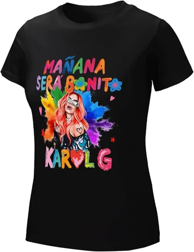 Vista 6 de Camiseta casual para mujer, camiseta gráfica de moda, cuello redondo, camisetas de verano