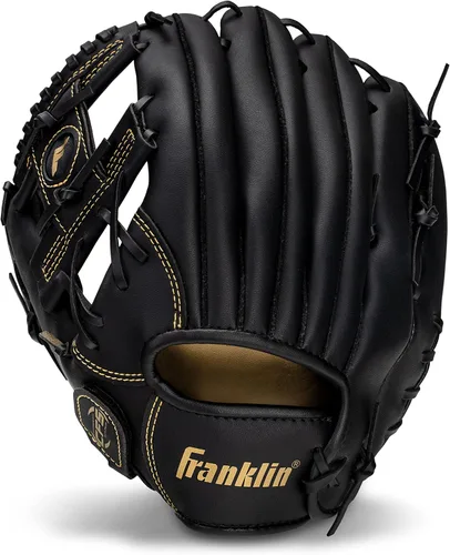Vista 40 de Franklin Sports Field Master Baseball + Softball Glove - Field Master Adult + Youth Baseball + Softball Mitt - Men's + Women's Gloves - Right Hand