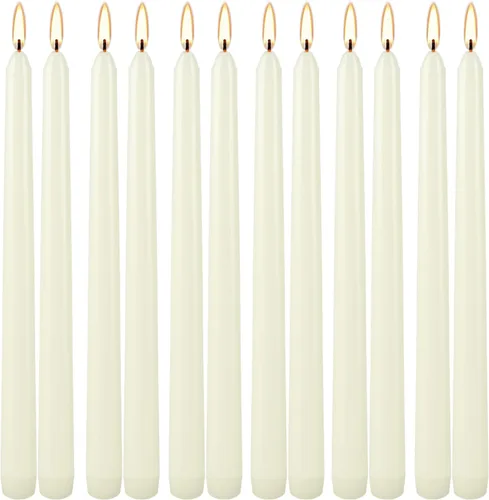Vista 24 de Juego de 20 velas de pilar negras de 2 pulgadas de ancho x 4 pulgadas de alto, decoración elegante para el hogar, eventos y celebraciones, acabado