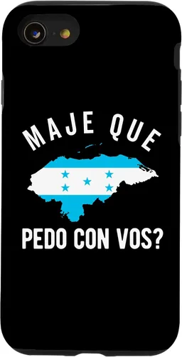 Vista 17 de Funda para iPhone 16 Bandera de Honduras Catracho Camiseta hondureña Maje Que Pedo?