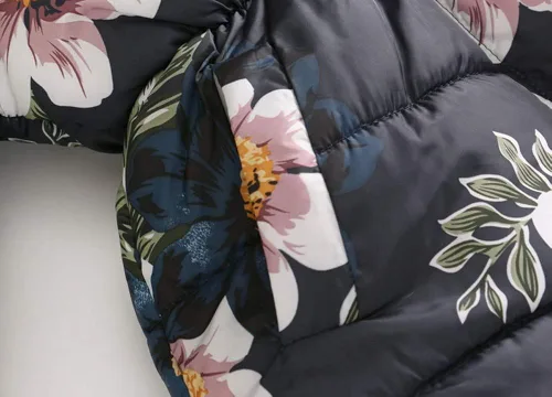 Vista 8 de Chaqueta cálida para bebés y niñas de 2 a 7 años con capucha gruesa y resistente al viento