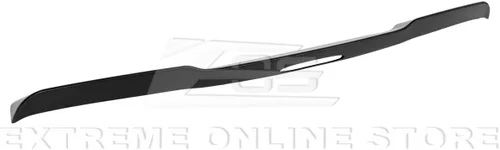 Vista 7 de Repuesto para todos los modelos Chevrolet Corvette C6 2005-2013 ZR1 Alerón de ala de tapa trasera de estilo extendido (plástico ABS, negro mate)