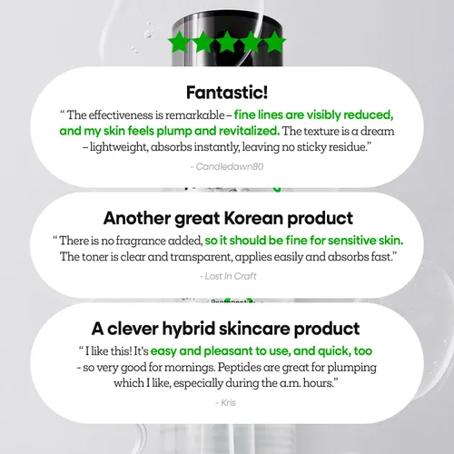 Vista 6 de Nature Republic The First Peptide Boosting Serum - Niacinamida, adenosina, suero facial hidratante y reafirmante, para líneas finas y poros, cuidado