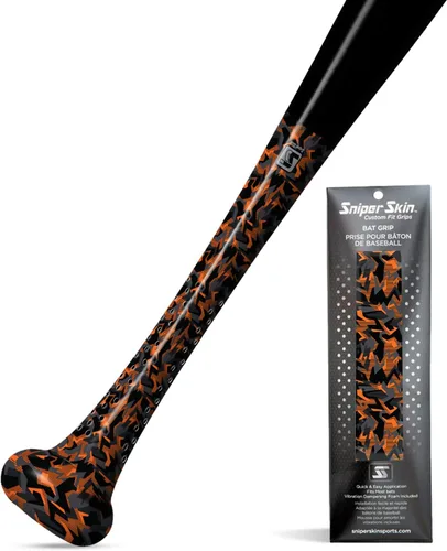 Vista 9 de SNIPER SKIN Baseball & Softball Bat Grip - Replacement Bat Grip Wrap - Easy to Install, Strong, Waterproof, Tacked for Performance