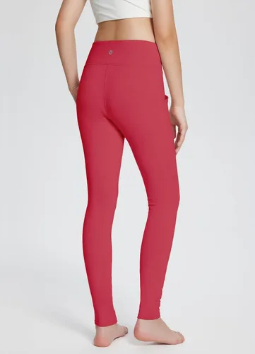 Vista 2 de BALEAF Leggings con forro polar para niñas, repelentes al agua, cintura alta, pantalones atléticos cálidos para invierno, senderismo, correr, yoga