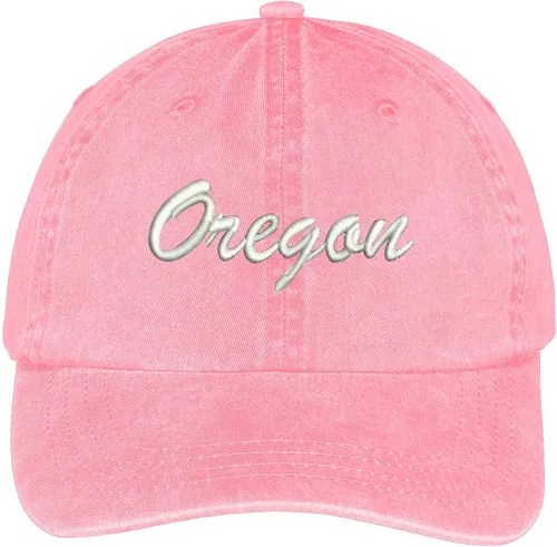Vista 5 de Trendy Apparel Shop Oregon State Embroidered Low Profile Adjustable Cotton Cap