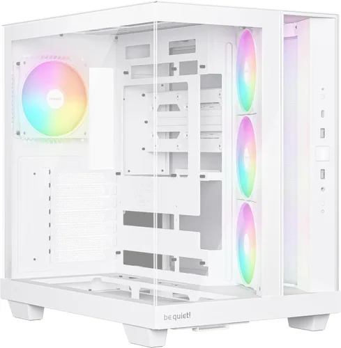 Vista 13 de be quiet! Base ligera 500 PC Caso, totalmente ventana frontal y panel