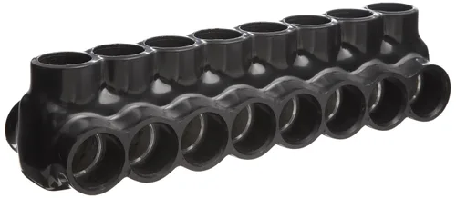 Vista 44 de Morris Productos 97643 Conector multi-cable, aislado, entrada dual, negro, 3 puertos, 250 - 6 rango de cables, 5/16" Allen Hex 3 Puertos, 250 - 6