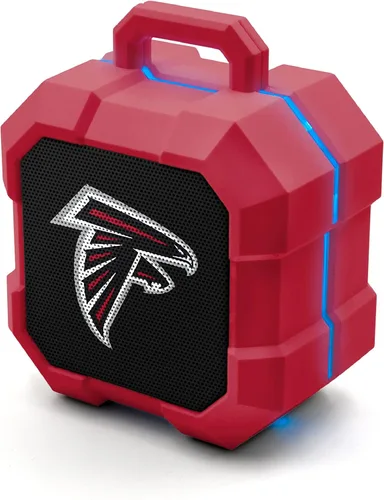 Vista 9 de SOAR NFL Shockbox - Altavoz Bluetooth inalámbrico LED, resistente al agua, IPX4, 5.0 Bluetooth con más de 5 horas de tiempo de reproducción, pequeño