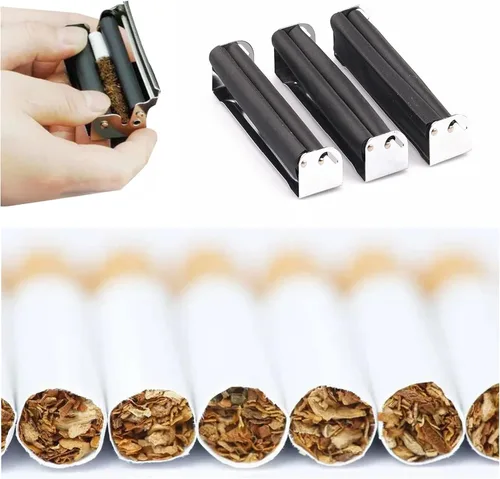 Vista 7 de Rodillo del cigarrillo de los 70MM con la tapa, fabricante de cigarrillos de la máquina del balanceo del cigarrillo del metal 229.7 ft m