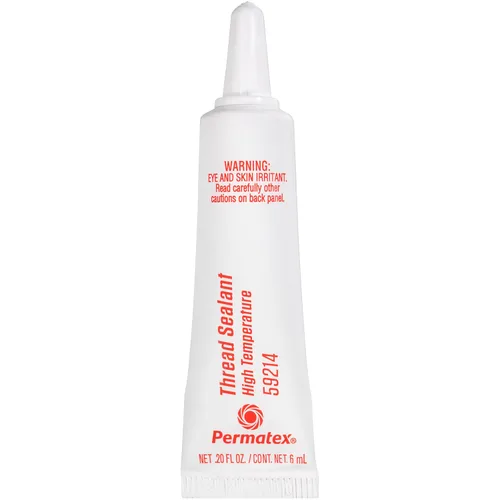 Vista 4 de Permatex 59214 Sellador de roscas de alta temperatura, tubo de 0.2 fl oz, 1 unidad