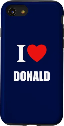 Vista 18 de Cute I Love Heart Donald Parents Wife Husband Girl Boy Case for iPhone 16