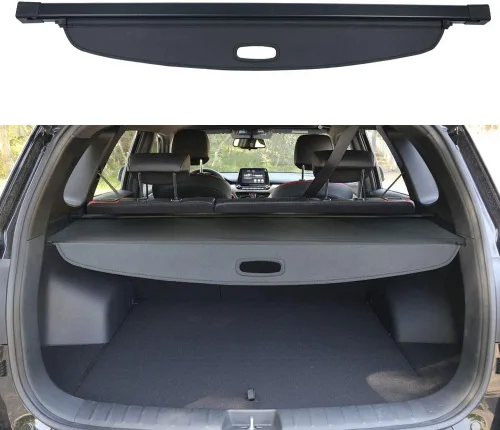 Vista 10 de Cubierta de carga para Land Rover Discovery 3 LR3 2005-2008 2009 y para Discovery 4 LR4 2010-2015 2016 Accesorios Cubierta de seguridad retráctil