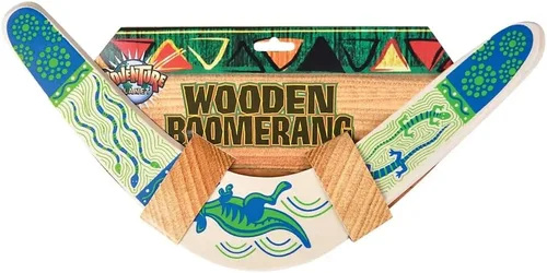 Vista 3 de Rhode Island Novelty Los colores del boomerang de madera pueden variar
