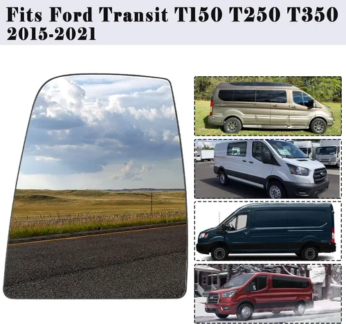 Vista 3 de Transit - Espejo lateral del conductor compatible con Ford Transit 2015-2021 T150 T250 T350 lado izquierdo Ford Transit Espejo de tránsito