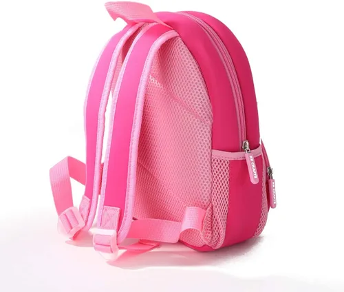 Vista 2 de Mochila impermeable para niños de 2 a 5 años, para el jardín de niños, mochila 3D de lindos dibujos animados, de neopreno, mochila de animales