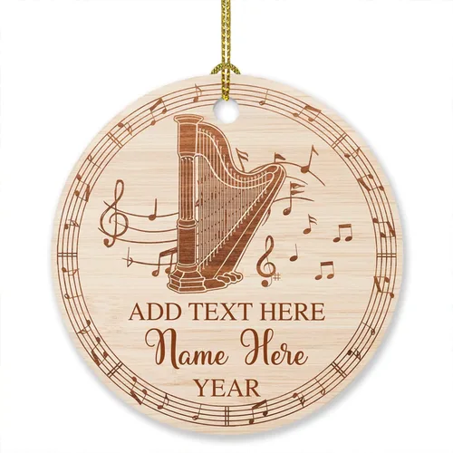 Vista 25 de Adorno de Navidad personalizado de acordeonista 2024, adornos de instrumentos musicales, adorno de acordeón, regalo para amantes de la música, texto
