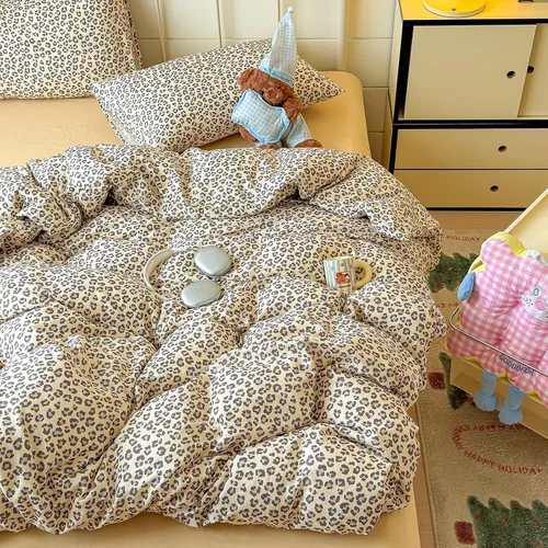 Vista 44 de mixinni Juego de funda de edredón de algodón floral para niñas y adolescentes, con lazos de cremallera, fácil cuidado, ultra suave y transpirable 00