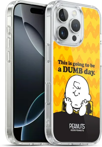 Vista 124 de Head Case Designs Funda de gel suave con licencia oficial de Peanuts Autumn Charlie Brown compatible con Apple iPhone 7 Plus/iPhone 8 Plus