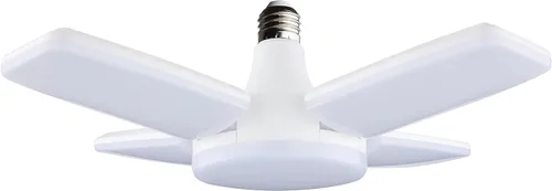 Vista 5 de Satco S13146 - Lámpara de techo LED ajustable multihaz y garaje, color blanco, 5000 K, 1 unidad (paquete de 1)