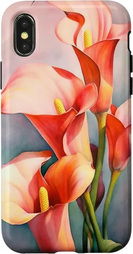 Vista 5 de Calla Lilies Flower Floral Watercolor Case for iPhone 17