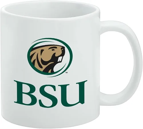 Vista 27 de Taza de cerámica con el logotipo principal de la Universidad Rider, taza de regalo novedosa para café, té y bebidas calientes, 11oz, blanca