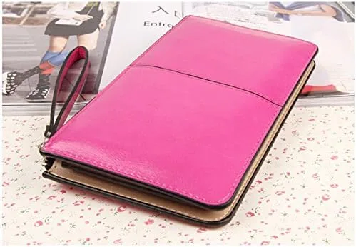 Vista 3 de Cartera de mano de piel sintética de color sólido para mujer, cartera y tarjetas de identificación de crédito