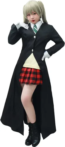 Vista 4 de DAZCOS Disfraz de cosplay para mujer de talla estadounidense con guantes