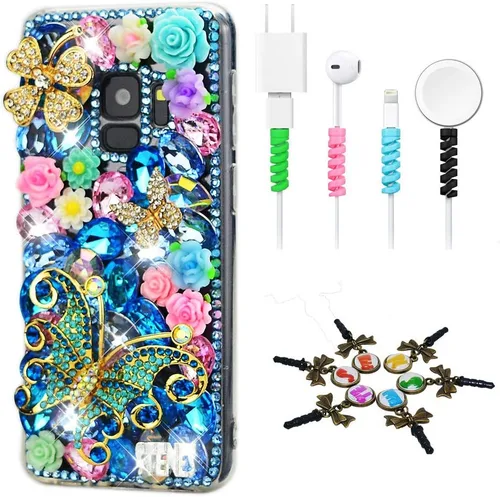 Vista 24 de Bling Case SSSGCDwCPSeries-41 - Funda con diseño 3D hecho a mano, 100 + cristales brillantes