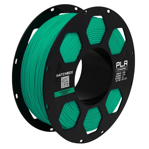 Vista 12 de HATCHBOX Filamento de impresora 3D PLA negro de 1.75mm, carrete de 1 KG (2.2 libras), precisión dimensional +/- 0.03 mm, filamento de impresión 3D