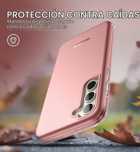 Vista 6 de SURITCH Funda para Samsung Galaxy S23, [Protector de Pantalla Integrado] [Protección de Doble Capa] Protección Completa Resistente a Golpes Funda