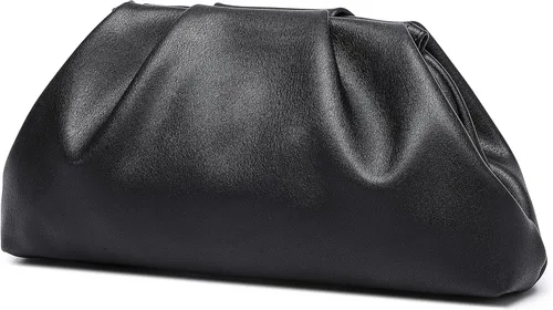 Vista 12 de Bolsos de mano de cuero PU suave para mujer Bolso de noche elegante y lujoso formal