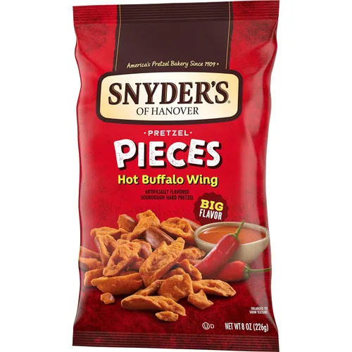 Vista 13 de Snyder's of Hanover Hot Buffalo Wing - Piezas de pretzel de 8 onzas