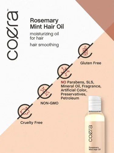 Vista 5 de Coera Aceite para el cabello de menta y romero 4 fl oz (118 ml)