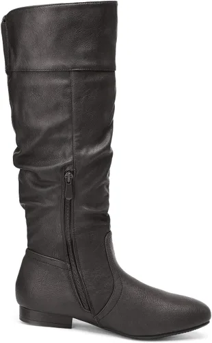 Vista 3 de DREAM PAIRS Botas de pantorrilla ancha hasta la rodilla para mujer, para otoño e invierno