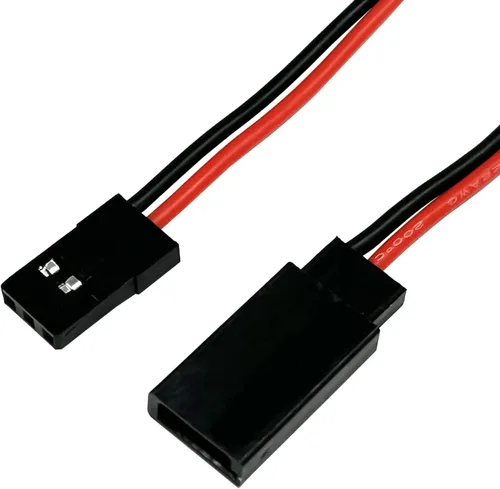 Vista 4 de 5 pares JST Plug a JR conector macho hembra Cable servo adaptador Cable 22AWG 10CM Cable de silicona para coches RC Camiones Avión RC FPV Racing