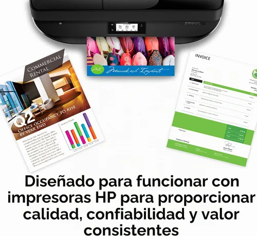 Vista 8 de Cartucho de tinta original HP 62 X L Negro, para papel (C2P05AN)