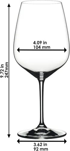 Vista 3 de Riedel Heart To Heart - Juego de copas de vino Cabernet Sauvignon (2 unidades)