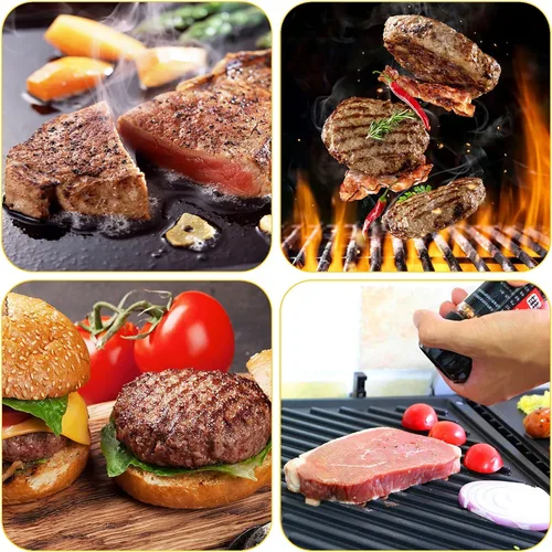 Vista 5 de Prensa de hamburguesas con mango antiquemaduras, prensa de hamburguesas de acero inoxidable, prensa de hamburguesas para plancha, prensa de tocino